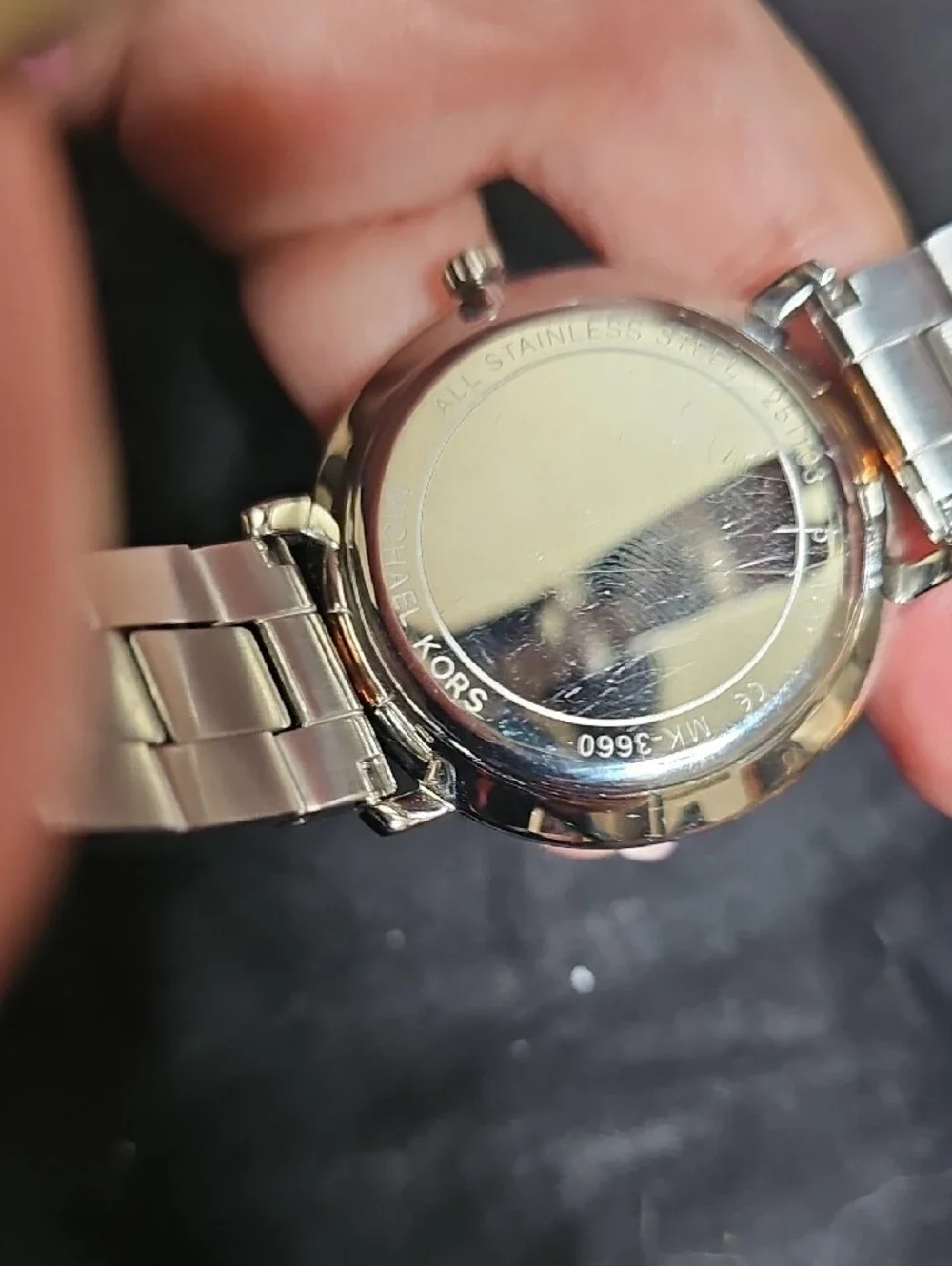 Michael Kors Two-Tone Rose Gold and Silver Crystal-Accented Women's Watch